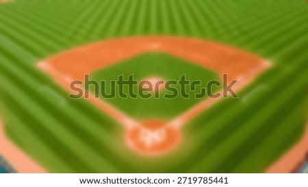 Pristine Baseball Field Ready for Action with Green Diamond Sports Arena.