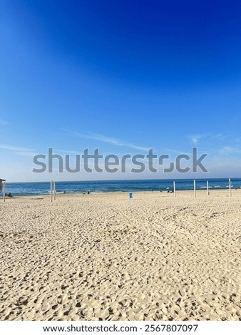 Pristine Beach, Clean Empty Beach, Clear Blue Sky, Sand