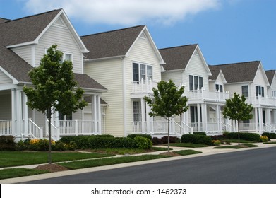 Pristine Houses In A Row