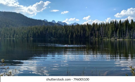 Pristine Lake Idaho Sawtooth Range Stock Photo 796005100  Shutterstock