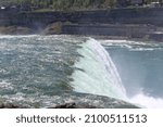 The pristine point of a waterfall 