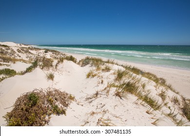 Pristine Sand Beach Near Perth, Australia.