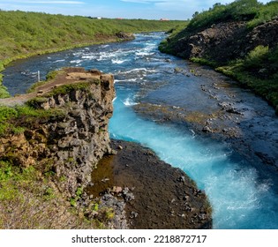 Pristine Water River In Iceland