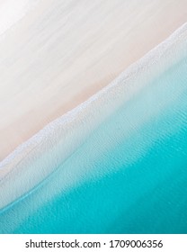 Pristine White Sand Beach And Blue Ocean