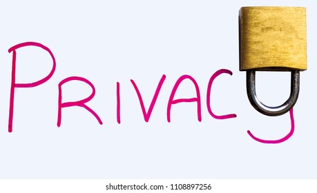 privacy with lock 