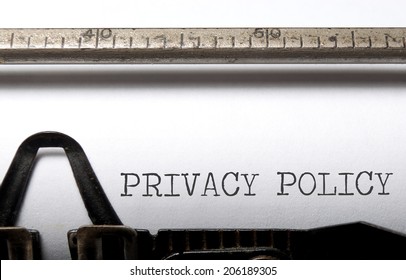 Privacy Policy 