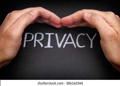 Privacy. Security Of Personal Data. Internet Concept. Data Protection.