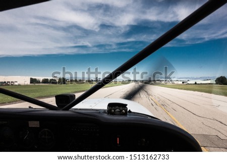 Similar – glider takeoff Cockpit