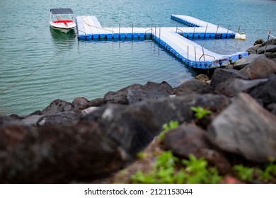 Private Boat On The Floating Wharf