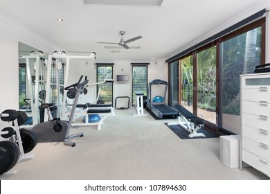 Private Gym In Luxury Home