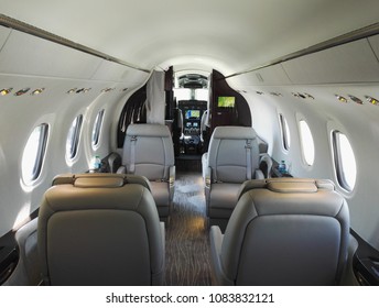 Private Jet Cabin Cockpit