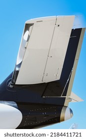 Private Jet Plane Tail Wing