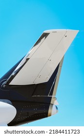 Private Jet Plane Tail Wing