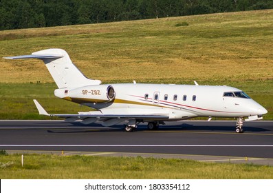 PRIVATE JET SP-ZSZ Bombardier Challenger 300 (July, 2020, Lithuania)