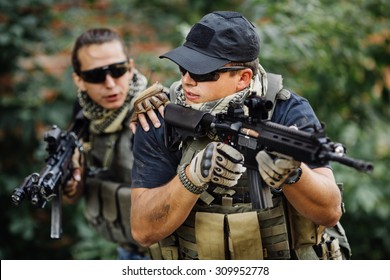 Private Military Contractor during the special secret operation