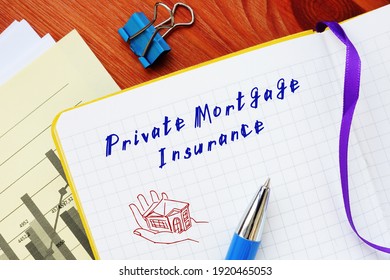 Private Mortgage Insurance Sign On The Sheet.
