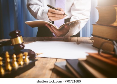 The private office of an Asian young lawyer who is currently working on financial information in private banks. To monitor financial accounts and assist clients. - Shutterstock ID 790721680