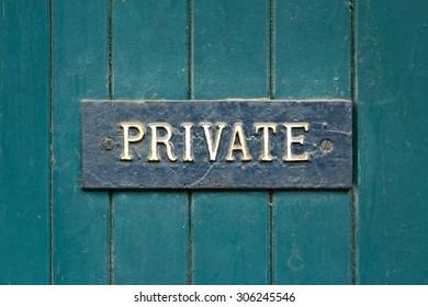 Private Sign