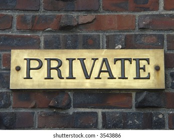 Private Sign