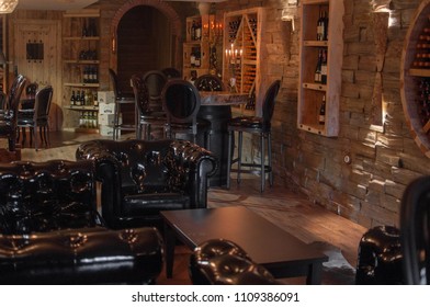 Private Wine Cellar In A Restaurant