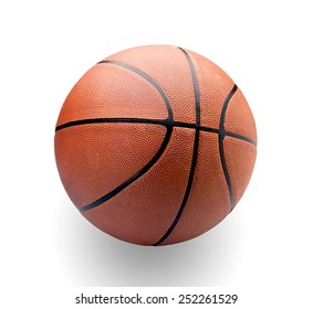 Pro Basketball On White