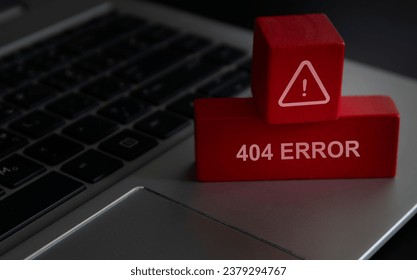 problem alert , 404 error web page not found