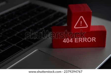 problem alert , 404 error web page not found