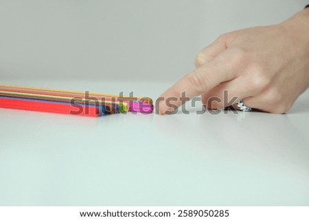 Problem with Perfectionism. Concept of Obsessive Compulsive Disorder, OCD. 