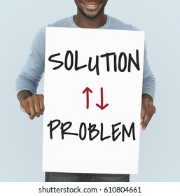 Problem Solution Arrow Up Down Word