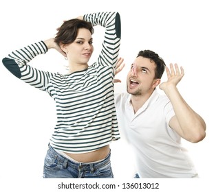 Problems With Body Odor. Guy Girl Armpit Smells.