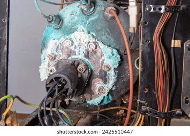 Problems caused by lime in the boiler of an industrial coffee maker