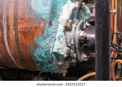 Problems caused by lime in the boiler of an industrial coffee maker
