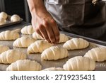 The process of baking bread: Baker