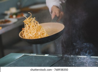 Process Of Cooking Spaghetti