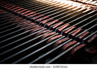 Process of copper refinement in electrolysis bath at plant