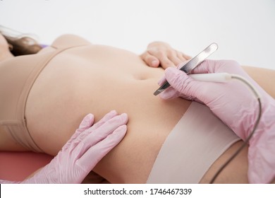 The Process Of Electrolysis On The Abdomen