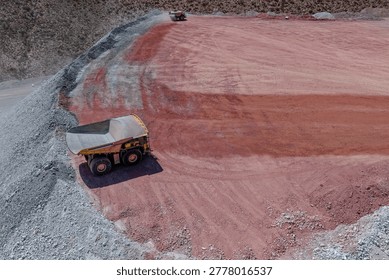 Process of forming earth platforms for mining operations