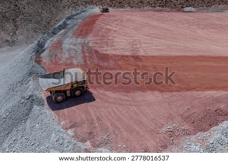 Process of forming earth platforms for mining operations