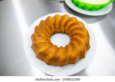 The Process Of Making A Christmas Orthodox Cake