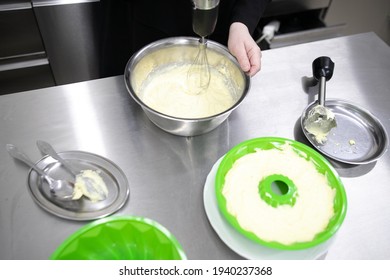 The Process Of Making A Christmas Orthodox Cake