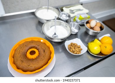 The Process Of Making A Christmas Orthodox Cake