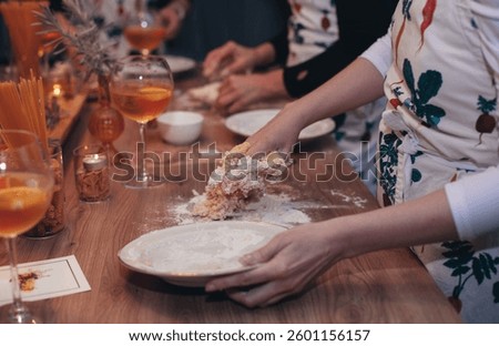 the process of making lasagna dough