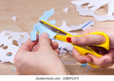 Process Of Making Paper Snowflakes