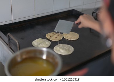 The Process Of Making Pupusas