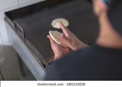 The Process Of Making Pupusas