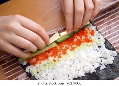 Process Of Making Sushi