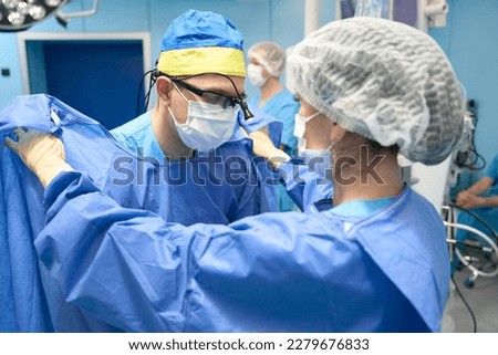 Process of preparing for a surgical operation