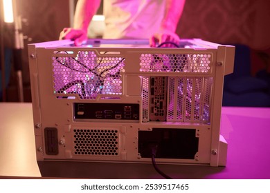 The process of properly installing a CPU cooler water cooling in a custom built personal computer system