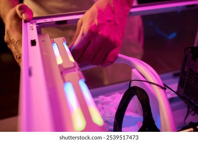 The process of properly installing a CPU cooler water cooling in a custom built personal computer system