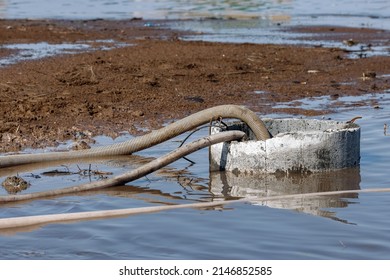 Process Pumping Water Into Sewer Pipe Stock Photo 2146852585 | Shutterstock